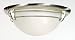 Quoizel NA1616BN New England 3 Light 16-Inch Flush Mount, Brushed Nickel