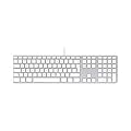 Apple - Keyboard - USB - anodised aluminium - English - United Kingdom