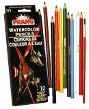 Prang Watercolor Pencils with Brush 10 Ct - B0009XSKE6