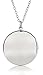 Essential Oil Diffuser Necklace | Locket Pendant with 10 Washable Pads (Silver)
