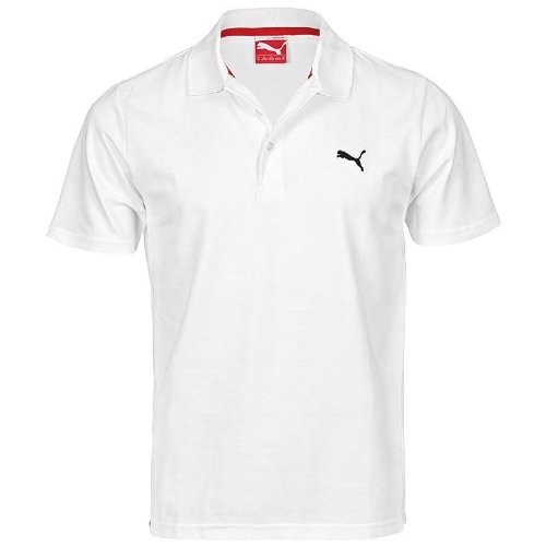 PUMA Herren Polo Shirt Ess, white, XL, 816545 03