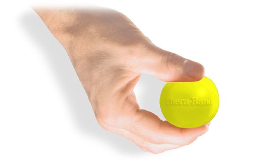 Thera-Band Yellow Hand Exercise Balls By Hygenic Size: Xtra-Soft Model:26020 - 1 ea