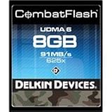 Delkin 8 GB CombatFlash (CF) PRO 625X UDMA Memory Card DDCFCOMBAT-8GB