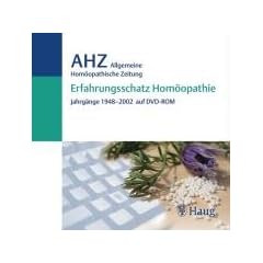 Erfahrungsschatz Hom�opathie: Allgemeine Hom�opathische Zeitung. DVD-ROM f�r Windows ab 98