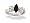 14K White Gold Genuine Marquise Black Onyx and Diamond Bow Ring - Size 4