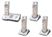 Electronics : Panasonic KX-TG7124 Quad DECT with Answerphone Silver