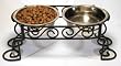 Elevated Scrollwork Double Diner & Bowls : Size 1 QUART - 14 INCH