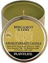 Bergamot & Lime Aromatherapy Candle- 24 hr burn time- made with 100% pure essential oils