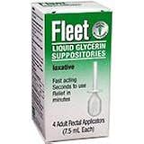 Fleet Liquid Glycerine Suppositories -Laxative, 4 Adult Rectal Applicators of 7.5 Ml Ea