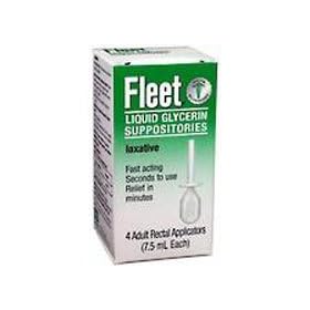 Fleet Laxative, Liquid Glycerin Suppositories, 4 ct.