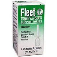 Fleet Laxative, Liquid Glycerin Suppositories, 4 ct.