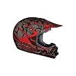 No Fear MX 6088RRD PRIME YOUTH BMX / Motocross Racing Helmet in Red Large