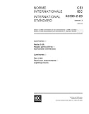 IEC 60598-2-20 Ed. 2.2 b:2002, Luminaires - Part 2-20: Particular requirements - Lighting chains