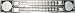 78-82 FORD COURIER GRILLE TRUCK, Painted (1978 78 1979 79 1980 80 1981 81 1982 82) 1107 D87Z8200A