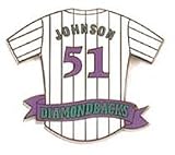 Baseball Pin - Arizona Diamondbacks Randy Johnson Jersey Pin (Randy Johnson)