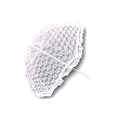Beautiful Decorative Size White Floral Lace Parasol