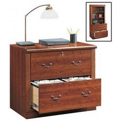 Sauder Lateral File ( Planked Cherry) (29h x 34w x 21d)
