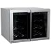 Haier HVUE12DBSS 12-Bottle Capacity Dual Zone Wine Cellar, Silver