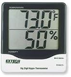 EXTECH HYGRO/THERMOMETER, 14-140F,10-99 Pct RH 445703