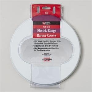 EZ Handy Helpers White Electric Range Burner Covers - Set of 4 (1)