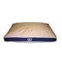 Pacific Coast Feather Bed Cover #3150 Tan with Blue Faux Suede Gusset for 20-Inch by 30-Inch Rectangle Bed #3292