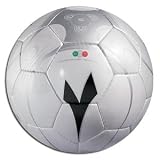 Diadora Mondiale Match Soccer Ball (Size5, White/Silver)