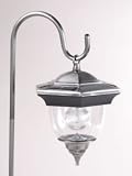 Antique Pewter Acorn Series Solar Lantern w/ Hook