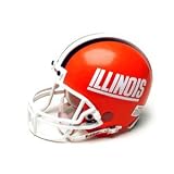 Illinois Fighting Illini Miniature Replica NCAA Helmet w/Z2B Mask