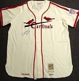 Stan Musial 1944 Cardinals Autographed Jersey Inscribed HOF 1969 (MLB Authenticated)
