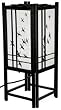 Simple Unique Good Gift Idea Her Him - 18" Japanese Double Cross Wood & Paper Lantern w/ Flying Cranes Art Shade