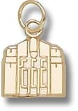 Central Michigan Chippewas Chapel 3/8 Charm - 14KT Gold Jewelry