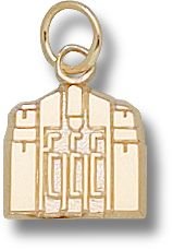 Central Michigan Chippewas Chapel 3/8 Charm - 14KT Gold Jewelry