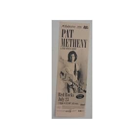 Pat Metheny Poster Handbill Red Rocks 95