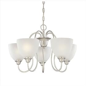 Fenwick Chandelier in Matte Nickel