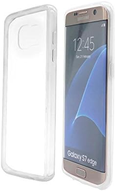 Galaxy S7 Edge Case, Ebakx[Acrylic Clear Cushion]Transparent Colorful Acrylic Clear Hard Case For Samsung Galaxy S7 Edge Hybrid Bumper and Ultra Slim Clear Back Hard Panel Cover (Crystal Clear )