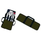 Chocolate Brown 4-piece BBQ Utensils with Carrier by Two Dogs Designs