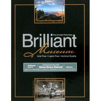 Museum SilverGloss Natural Paper 8.5 x 11 , 25 Sheets