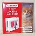 Kitchen & Housewares : Econo 4-Way Lock Cat Door,Cat Doors, Cat Doors, Cat Furniture, Cats, Pet & Supplies