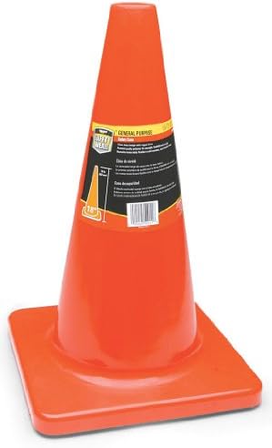 (One Piece ) Safety Cone- Safety Cone 18 From Sperian Safety Wear (Part Number RWS-50011)