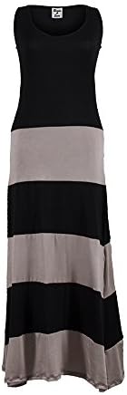 Romeo 4 Ever Women's Long Tiered Dress Small Black / Mocha