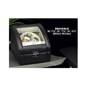 Executive Style Genuine Leather Two Watch Winder