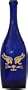 Cobalt Blue Curvy Incense Bottle Burner with Cat Face Design