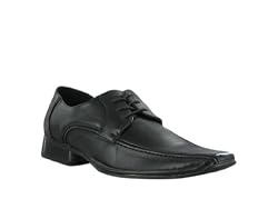 Trendz Men's Pointy Dress Shoe Black/Black