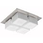 Dainolite 83553-OBB 4-Light Ceiling or Wall Fixture, Oil Brushed Bronze/Frosted Glass
