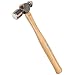 Martin 107G G Series Alloy Steel 1-1/2lbs Standard Ball Peen Hammer with Wood Handle, 14-3/4" Overall Length