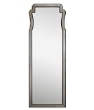 66 Lightly Antiqued Glass Dark Mocha Hand Beveled Dressing Wall Mirror