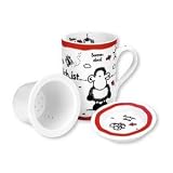 Eigenschaften Sheepworld / Tasse mit Deckel und Teesieb 