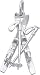 Jewelry : Skiing Charm by Rembrandt Charms