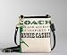 Coach Bonnie Nova Girly Print Swingpack Crossbody Messenger Bag 42605 Natural