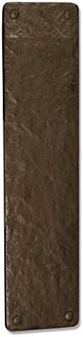 Coastal Bronze - 12" Square Door Push Plate - Solid Bronze